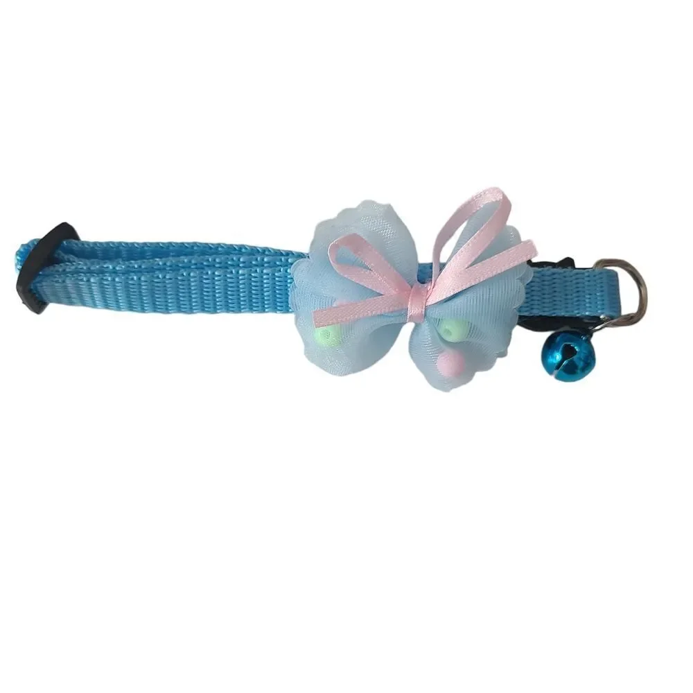 Breakaway Collar With Bow Beads and Bell One Size Fits‎ All Never Used